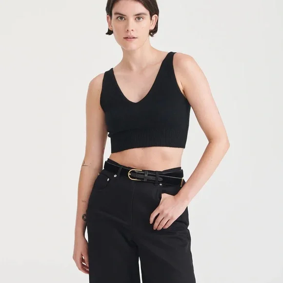 NAADAM Signature Cashmere Longline Bra Tops - Picture 2 of 4